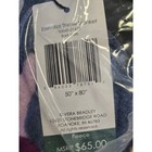 Vera Bradley Bark Park Essential Throw Blanket Fleece 50x80 Blue Dog Print New