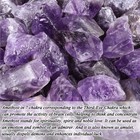 Top Plaza Bulk Amethyst Healing Crystals 0 79-1 57 Inches  - 0 5lb 