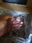 1  1 2  Nickel Steel Heavy Duty D Rings Lot Of 25
