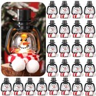 24 Set Christmas Mini Lantern With Led Candle Snowman Lanterns Decorations 