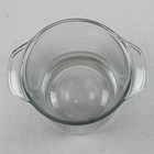Vintage Luminarc French Glass Ice Bucket W  Handles Made In France
