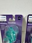 3x New Philips Avent Super Soothie Pacifiers Binky Ages 0-3m Months 2pks Teal