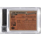 Joe Montana Signed 1981 Topps  216 Grade 10 Auto Slab Beckett 44552