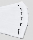 White Nike Everyday Plus Cushioned Crew Socks -  6 Pairs 