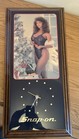 Vintage Snap On Tools Pinup Girl Christmas Xmas Tree Lingerie Bikini Clock