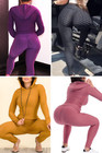 Women Workout Set  Active Wear  Yoga Booty Boosting Leggings  Tracksuits