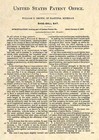 Official Very Early Baseball Bat Patent Art Print - 1885 Antique Vintage -179