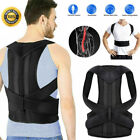 Posture Corrector Universal Fit Men   Women Adjustable Upper Back Brace