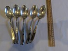 1847 Rogers Bros Ambassador 5 Large Spoons - Soup Or Serving Silverplate