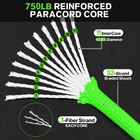 Paracord Rope 750 - Parachute Para Cord 4mm 11 Strand Spool Rope Utility Nylon S