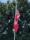 Rms Titanic White Star Line Sewn Burgee Flag 12 X 23 Inches Shipping Now 
