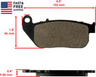 Front Rear Brake Pads Compatible With Harley Davidson Xl883c Sportster 883 Cust
