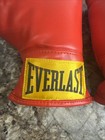 Everlast Laceless Training Boxing Gloves Red Slip-on Small  For Bag Training