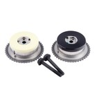 Pair Engine Variable Timing Sprocket Cam Camshaft Phaser Gear Fits Gm 2 0l 2 4l