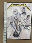 Metallica Justice For All Large Back Patch  Digital Print  Sew On  14 1 2 X 11   