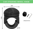 Steering Wheel Knob Spinner  Soft Silicone Steering Wheel Spinner Auxiliary Ball