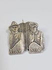 Fdny Nypd Twin Towers Lapel Pin 911 Commemorative Pewter Fire   Police  