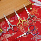 Vintage Style Embroidery Colorfull Scissors Stainless Steel Sewing Thread Snips