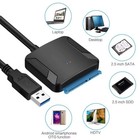 Sata To Usb 3 0 Adapter Cable 7 15 Pin Converter For 2 5  Hdd Ssd External Hard