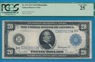  20   1914 Fr 975  Philadelphia  Federal Reserve Note Pcgs Vf25