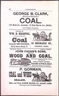 1890s Coal   Wood Dealers Wm B Bristol Derby Ct Ansonia Ct Print Ad
