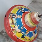 Vintage Spinning Top Pressed Tin Toy U s  Zone Germany 1950s Works Kids Playing