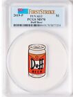 2019 The Simpsons Duff Beer Tuvalu 1 Oz Fine Silver  1 0 9999 Coin  Fs Pcgs Ms70