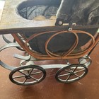 Vintage Baby Carriage With Baby Doll In The Carriage 