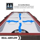 Air Hockey Table  Indoor Arcade Gaming Sets With 5 5 Ft  Arcade  2-in-1 