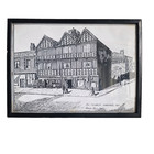 Six Chimneys Wakefield 1903 Framed Print Black White Vintage Style Art