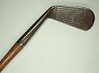 Vintage Hickory Shaft Golf Club A g  Spalding Bros Kro-flight 2in Vg  Iron 38 5 