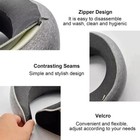 Share Memory Foam Ushaped Travel Pillow Neck Support Head Rest Car Plane Soft Cu