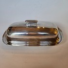 Reed   Barton Butter Dish Silver Plate Without Glass Dish
