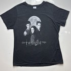 Twilight T-shirt Womens Xl Black Edward Cullen Bella Swan Jacob Black Cotton Y2k