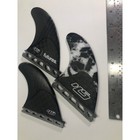 Futures Hs Haydenshapes Hs3 Thruster Fin Set Black Carbon Fiber Surfboard Fins