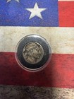 Vintage Hand Carved Hobo Buffalo Nickel Folk Art Mustache Man Derby Hat Coin