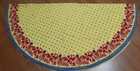 Vtg Williams-sonoma Provence Round Tablecloth 68  Yellow Red Blue W  Bee Design