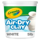 Crayola Air-dry Self-hardening Modeling Clay  5lb Bucket  White