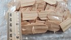 Dollhouse Shingles Octagon 100 Pieces Light Wood 1 12 Scale Houseworks  7003