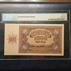 Croatia 1000 Kuna 1941 Pmg 66 Gem Unc Epq