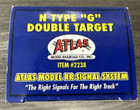 Atlas N Scale  2238 Type  g  Double Target Railroad Signal Kit 1 160 Nip