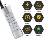 150w 20000lm Underwater Fishing Light For Docks boats   Kayaks