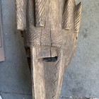 Vintage Hand Carved African Wooden Mask Marka Mali Tribal Art Folk Decor