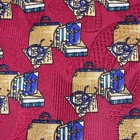 Vintage Robert Talbott Physician Tie Red Silk Medical Healthcare Usa 58x3 75