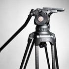 Video Tripod  E-image Gc102 2-stage Carbon Fiber  With Gh10l Head  Back  Spikes