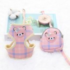 Adjustable Cloth Pet Puppy Vest Dog Leash Set   Snack Bag Soft Dog Cat Harness