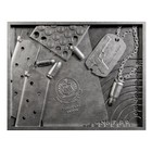 2025 Samoa Mission X 2 Oz Silver M1911 Pistol Antiqued With High Relief