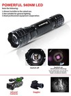 Darkbeam Ir Flashlight Infrared 940nm Lights Led Mini For Night Vision  Recha   
