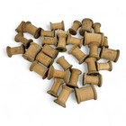 Vintage Wooden Sewing Empty Thread Spools  Various Sizes   Brands - Lot Of 30