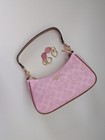Coach Teri Shoulder Bag Signature Canvas Powder Pink Cea20